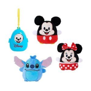 Disney Classics Cutie Beans 2.5-inch Surprise Plush and Clip-On Multi-color